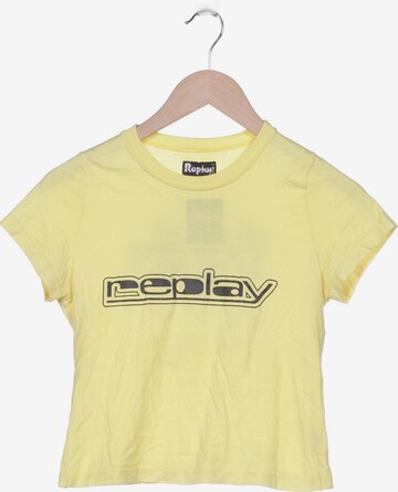 REPLAY T-Shirt L in Gelb: predná strana