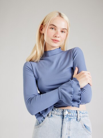 florence by mills exclusive for ABOUT YOU T-shirt 'Sumac' i blå: framsida