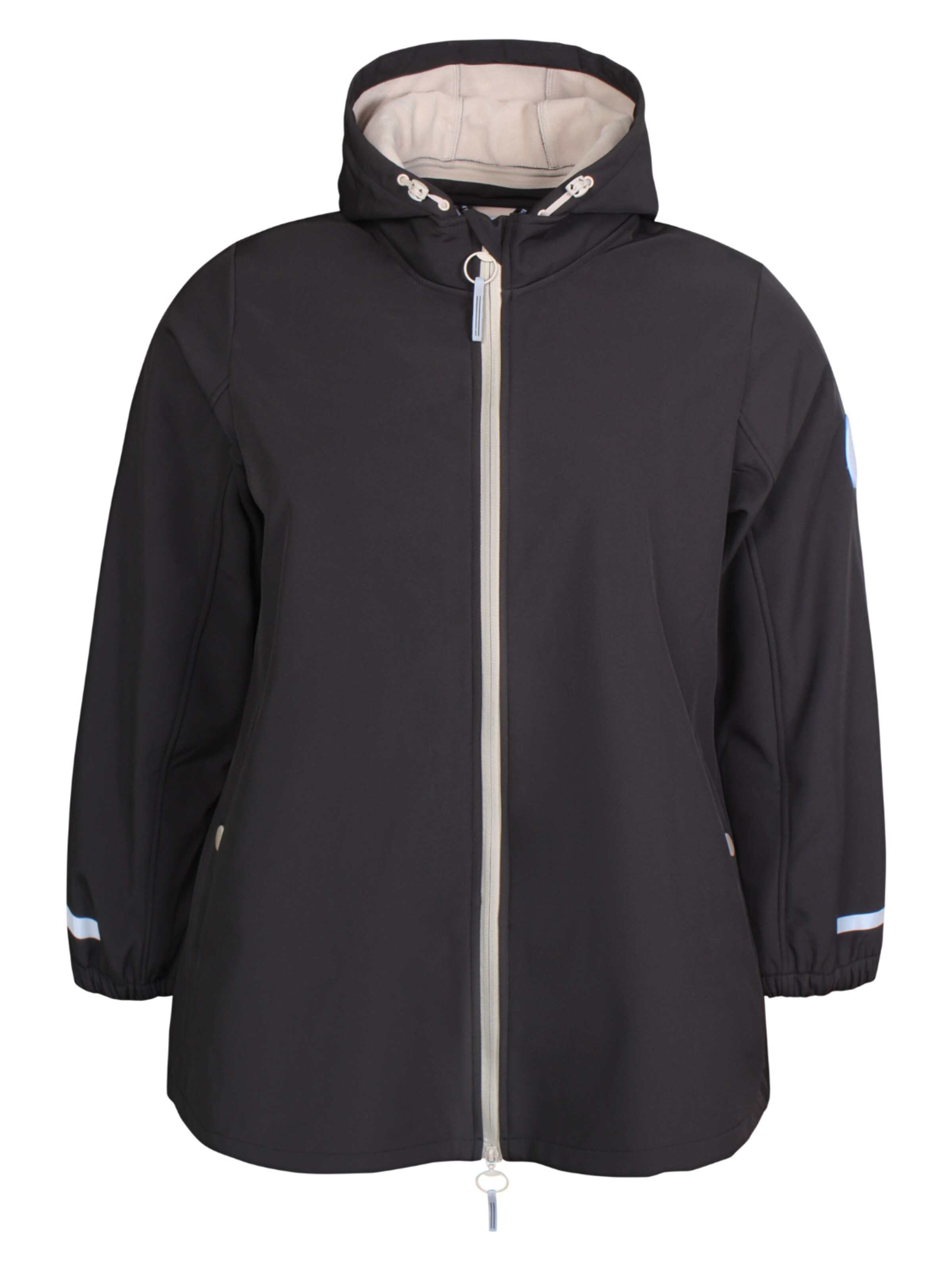 Zhenzi Übergangsjacke 'Della 1157' in Schwarz: Vorderseite