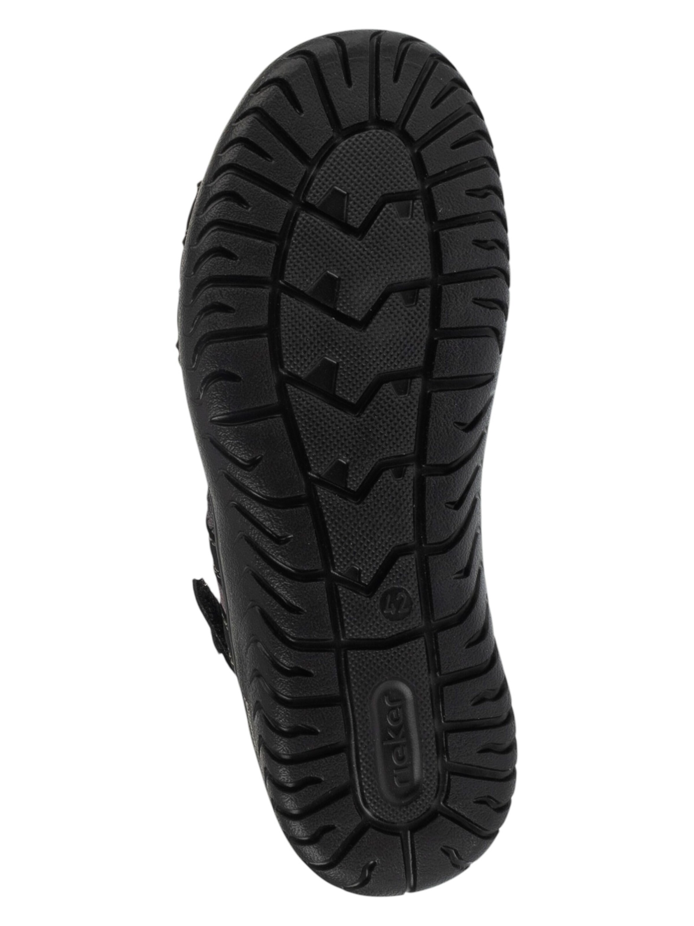 Rieker Hiking Sandals in Black