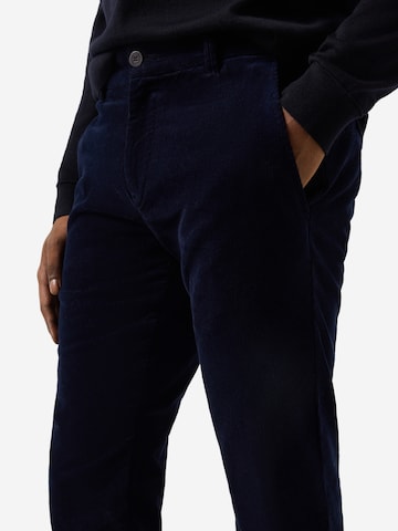 BOGNER Regular Chino Pants 'Riley' in Blue