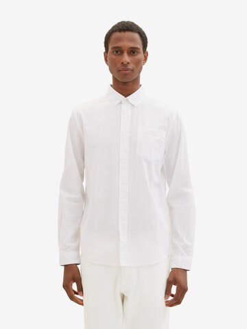 TOM TAILOR Regularny krój Koszula w kolorze biały