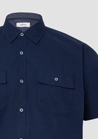 s.Oliver Regular Fit Hemd in Blau