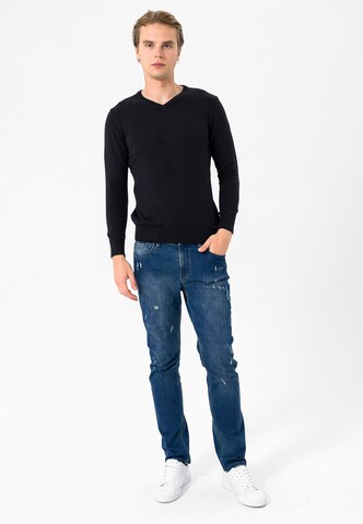 Jimmy Sanders Pullover in Blau