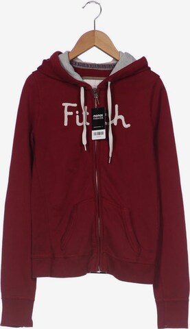 Abercrombie & Fitch Sweatshirt & Zip-Up Hoodie in M in Red: front