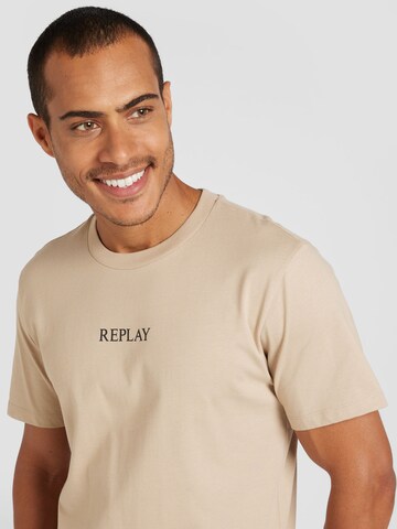 REPLAYMajica - bež boja