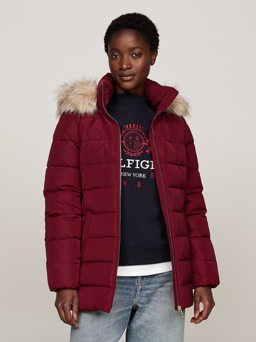 TOMMY HILFIGER Vinterjakke 'HERITAGE TYRA' i rød: forside