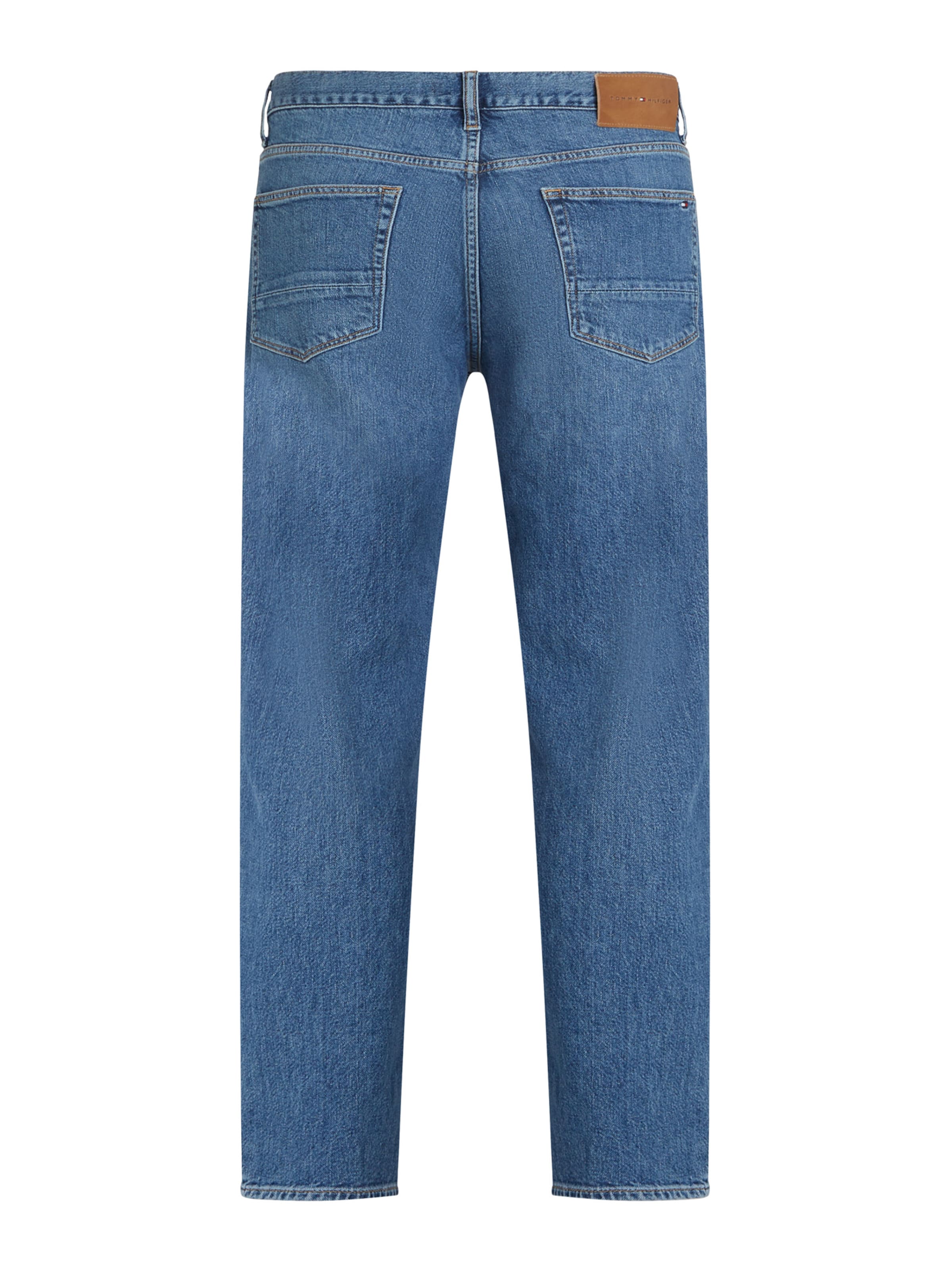 TOMMY HILFIGER Tapered Jeans 'Harlem' in Blau
