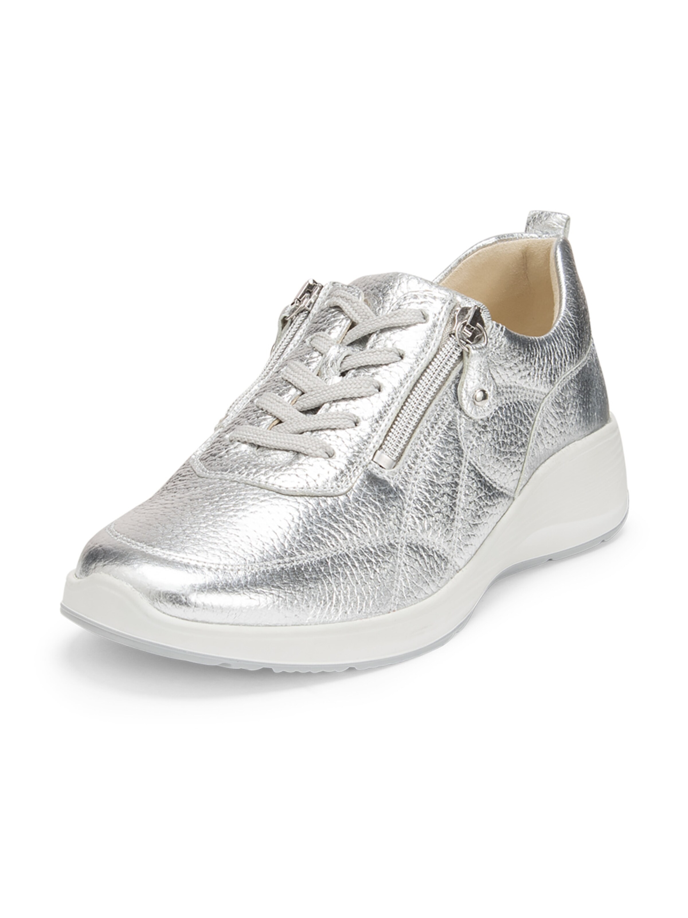 Sneaker bassa di VITAFORM in argento: frontale