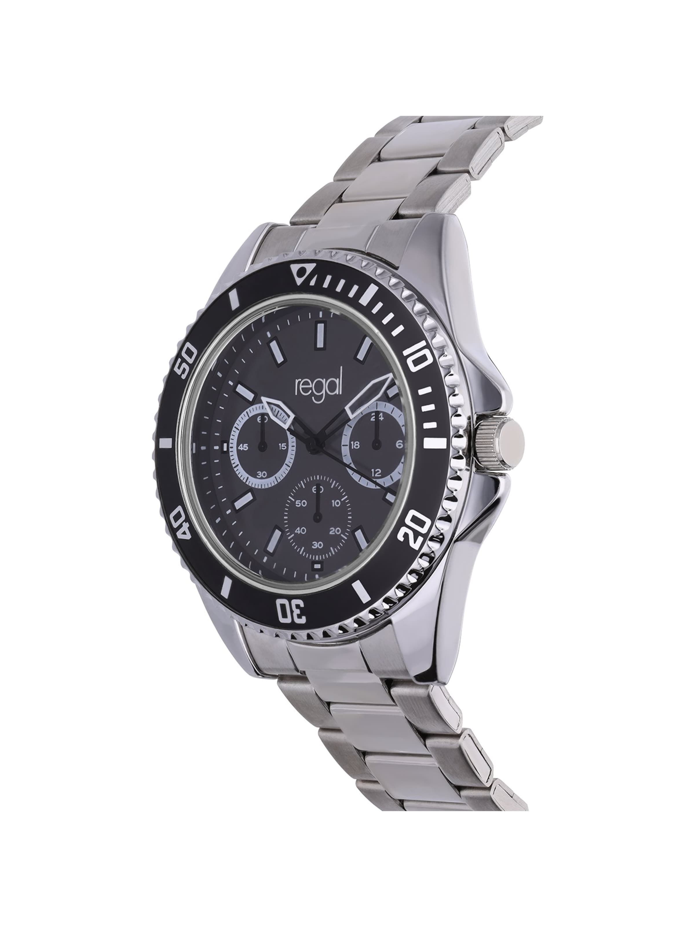 Lucardi Analoog horloge 'Minimalistisch' in Zilver