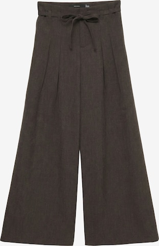 Wide leg Pantaloni cutați 'VMBestie' de la VERO MODA pe maro: față