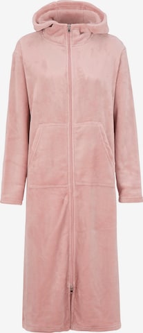 Cellbes of Sweden Badjas lang  in Roze: voorkant
