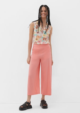 QS Wide leg Pants in Pink