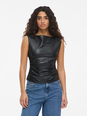 Noisy may Bluse 'NMSANDY' in Schwarz: Vorderseite