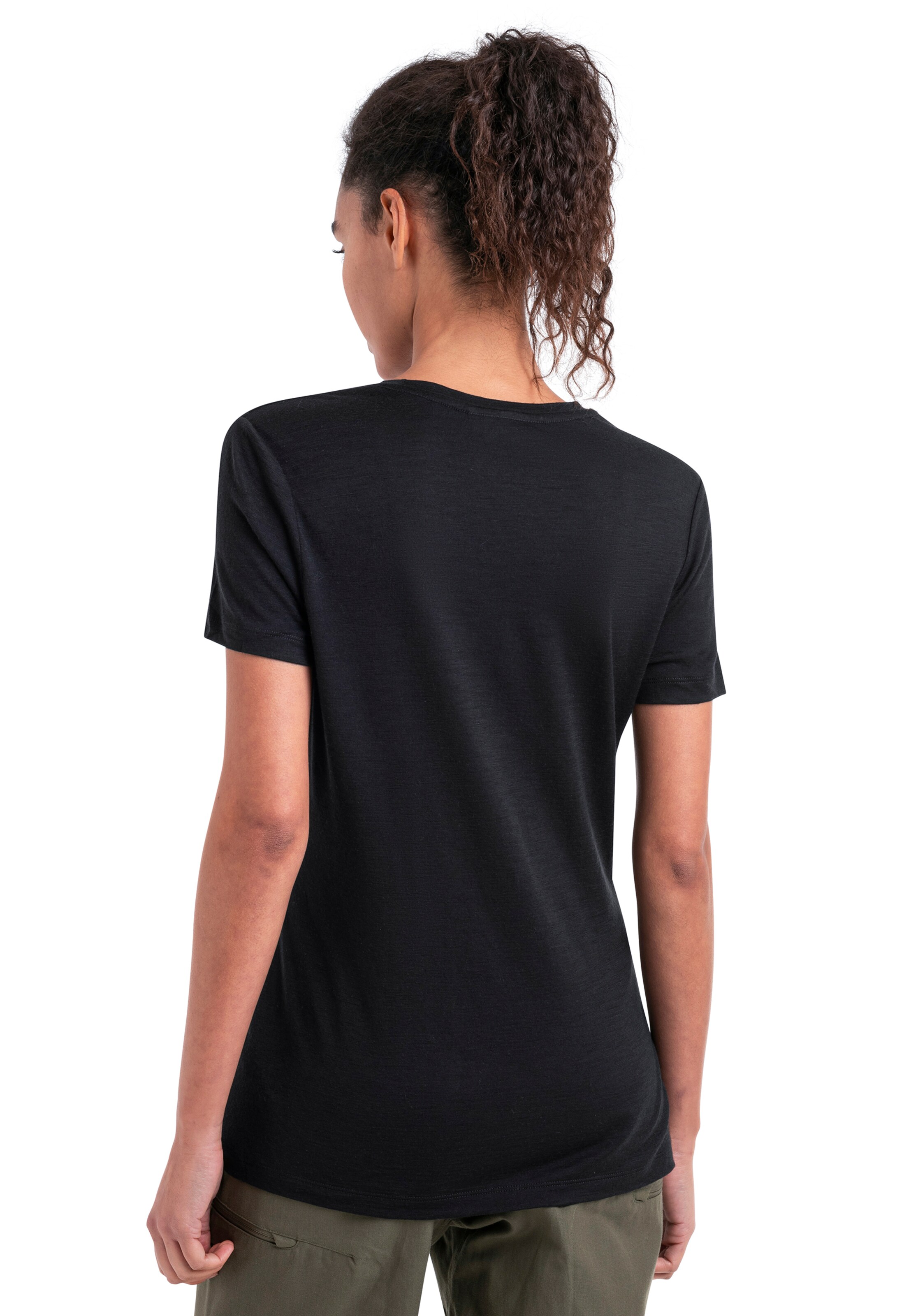 ICEBREAKER Λειτουργικό μπλουζάκι 'Tech Lite III' σε μαύρο