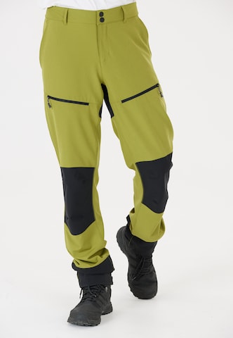 Whistler Regular Workout Pants 'Avatar' in Green: front