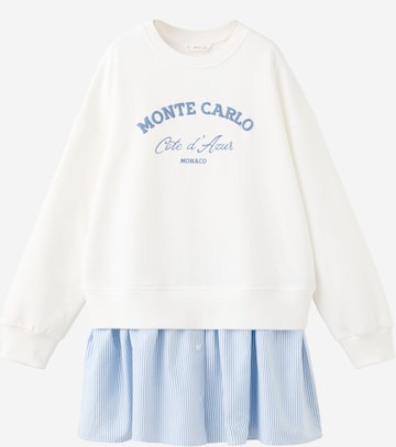 MANGO KIDS Mekko 'MONACO' värissä valkoinen: etupuoli