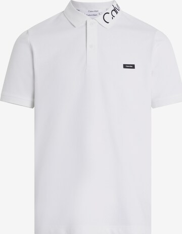 T-Shirt Calvin Klein en blanc : devant