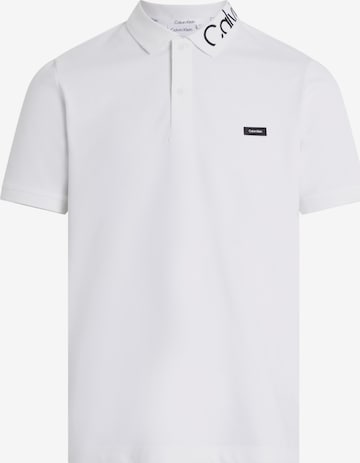 T-Shirt Calvin Klein en blanc : devant