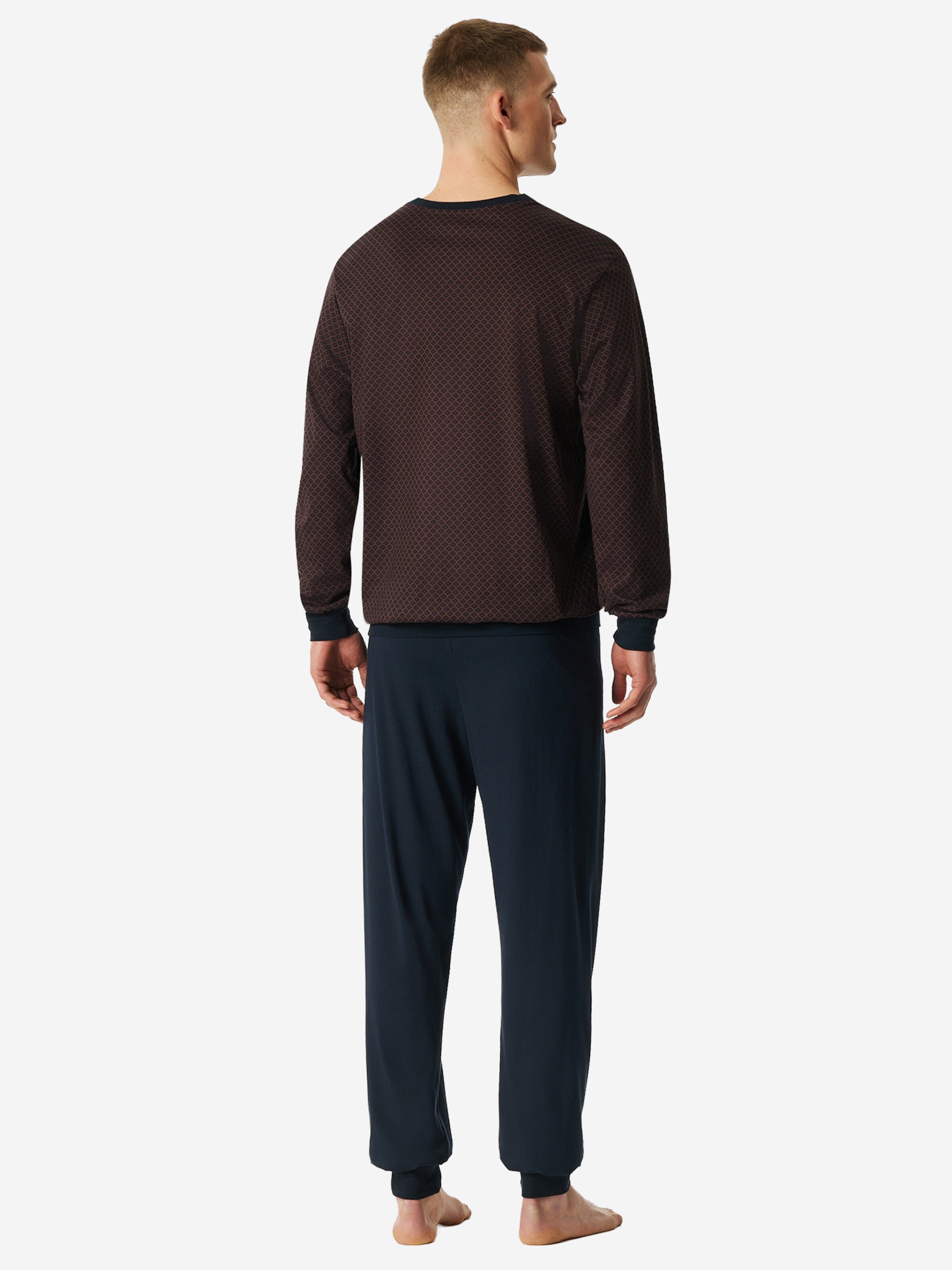 SCHIESSER Pyjama ' Comfort Essentials ' in Blau