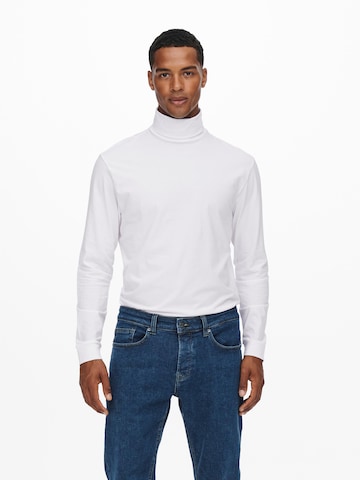 Only & Sons - Camiseta 'Michan' en blanco: frente