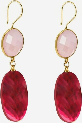 Boucles d'oreilles Gemshine en rouge