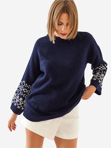 Pullover di Bianco Lucci in blu