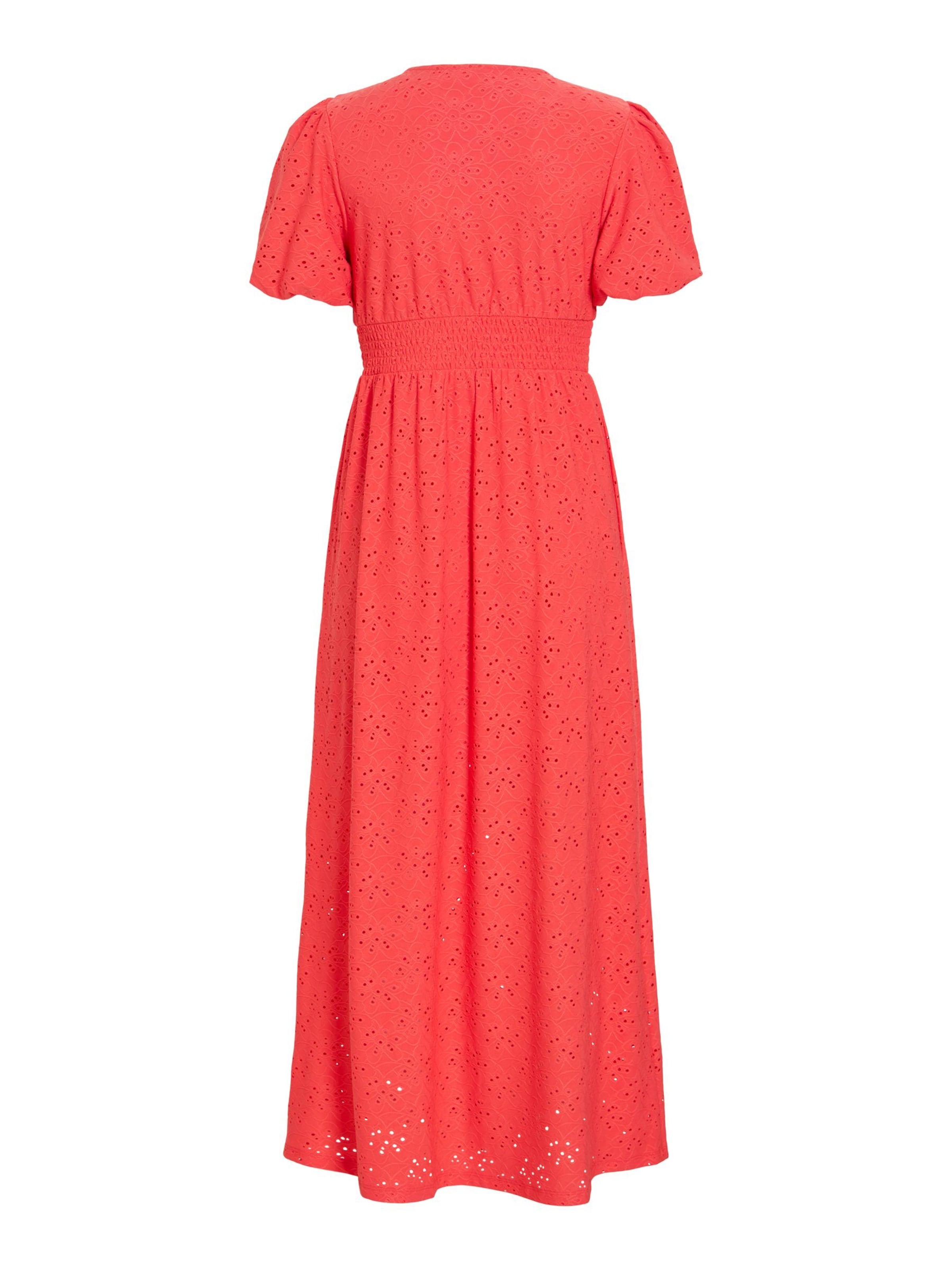 VILA Kleid 'VIKAWA' in Rot