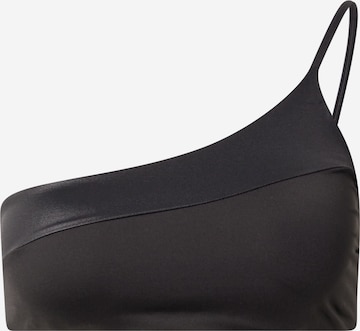 Calvin Klein Swimwear قطعة علوية من البيكيني بـ أسود: الأمام