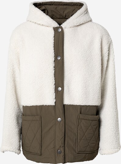 Cotton On Starpsezonu jaka, krāsa - haki / balts, Preces skats