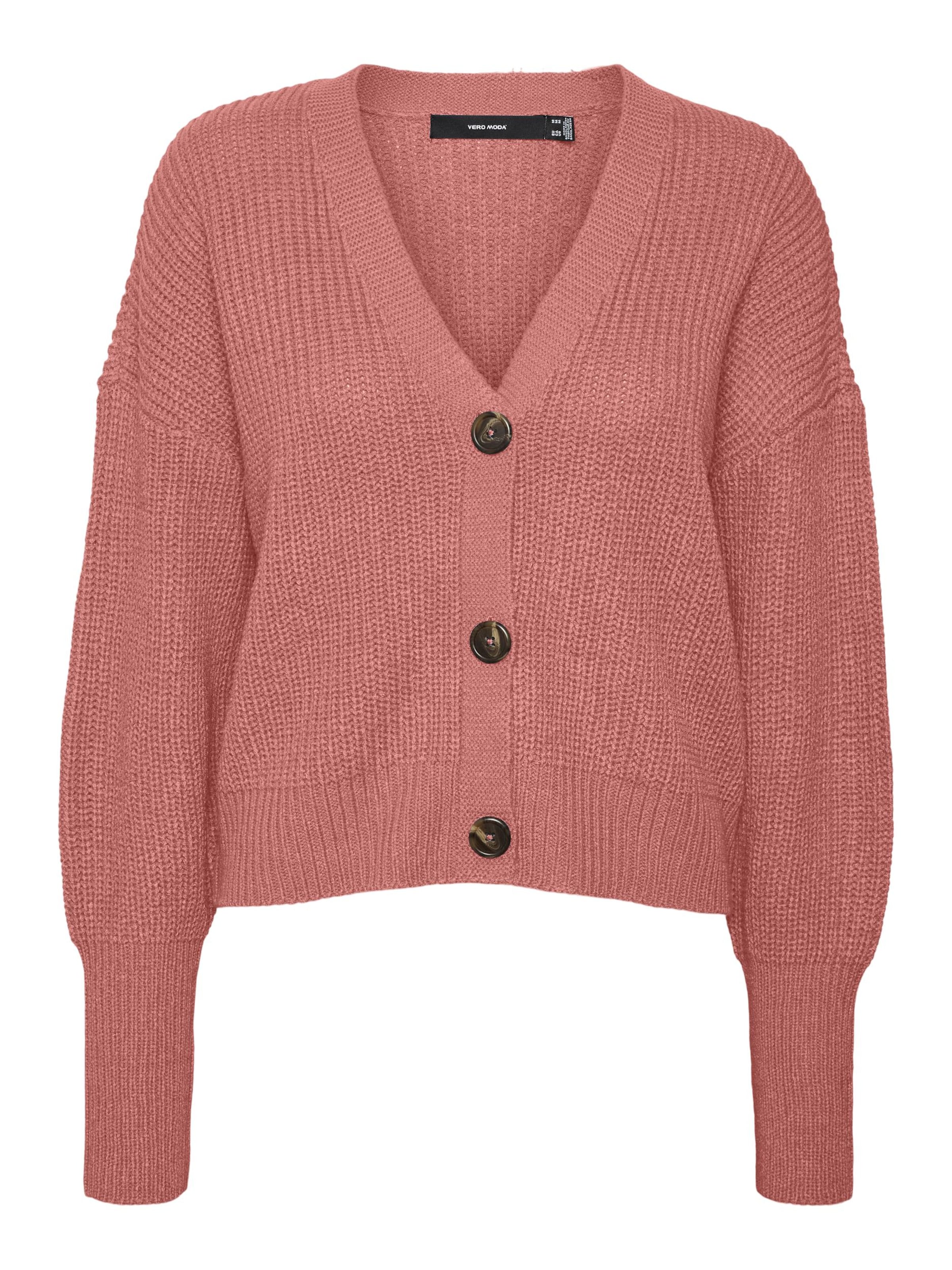 VERO MODA Knit Cardigan 'Lea' in Dusky 