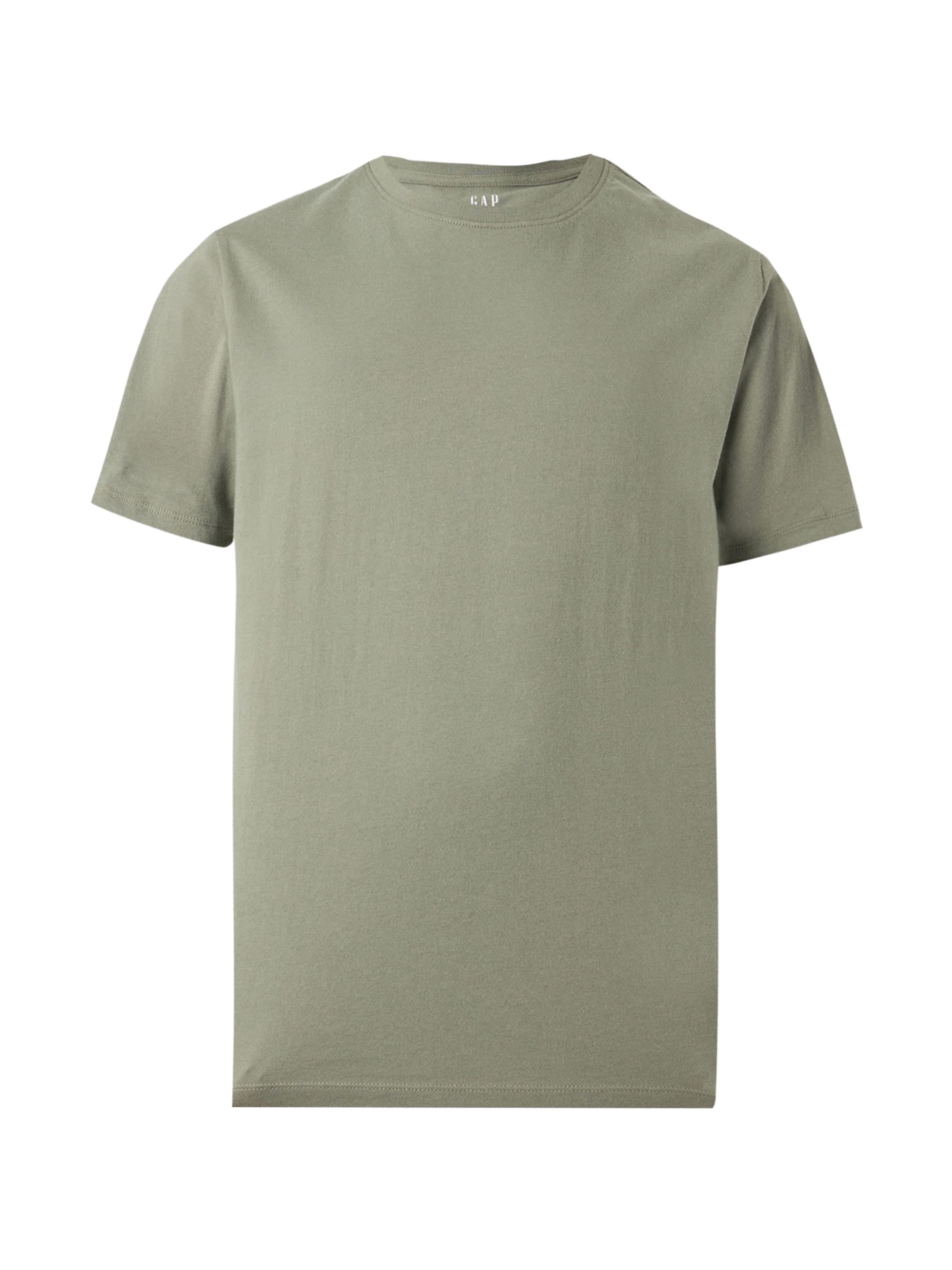 GAP Футболка 'CLASSIC' в Зеленый: спереди