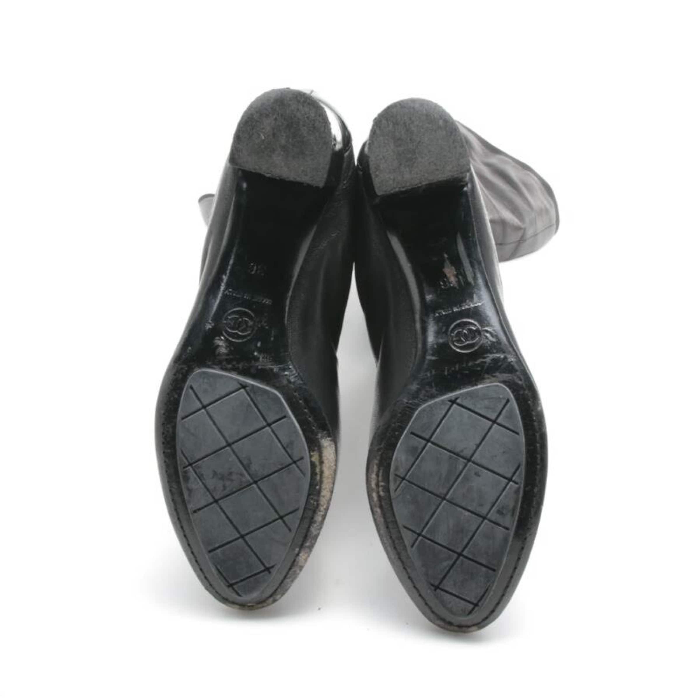 CHANEL Dress Boots in 36 in Brown