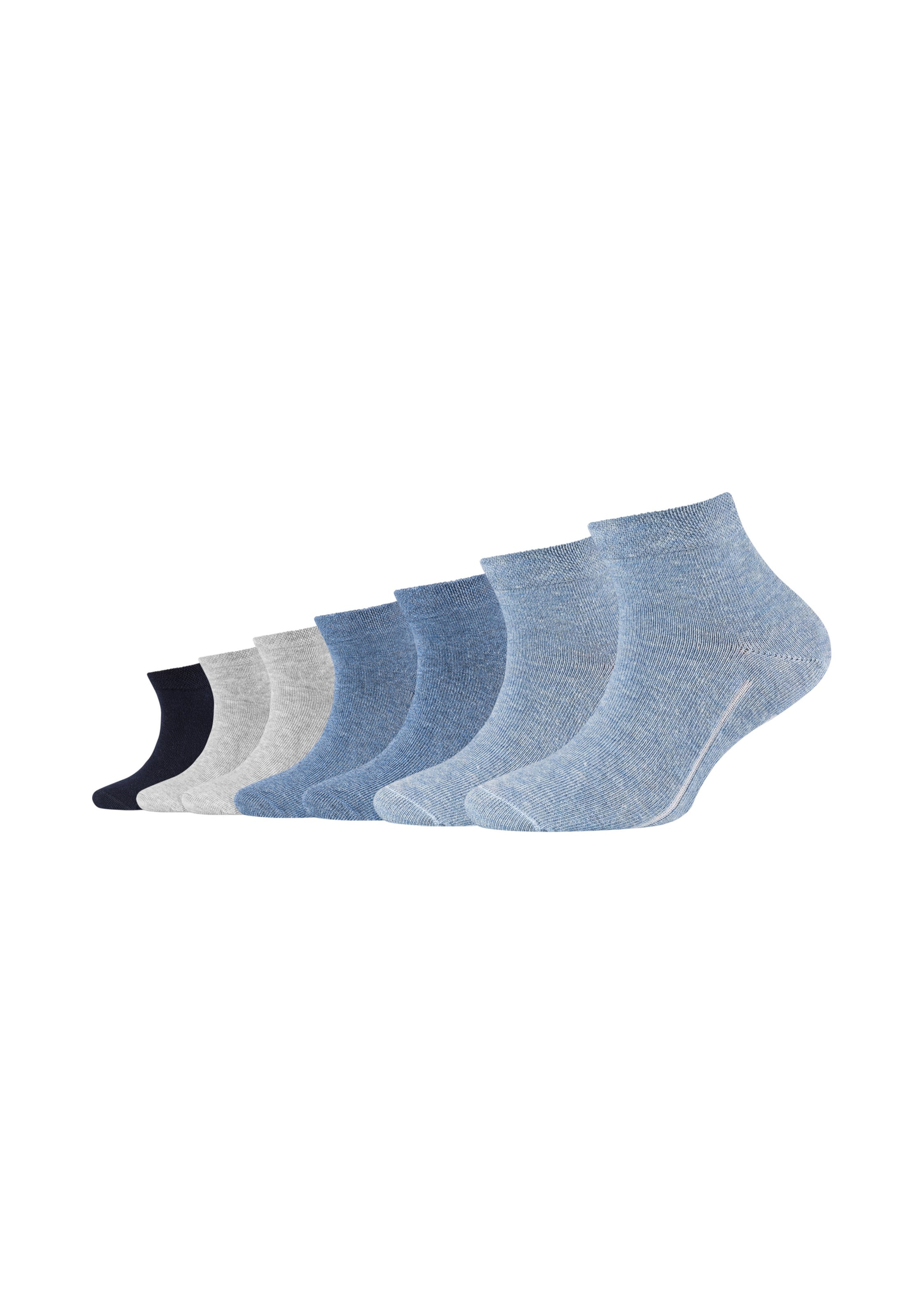 camano Socks in Blue: front