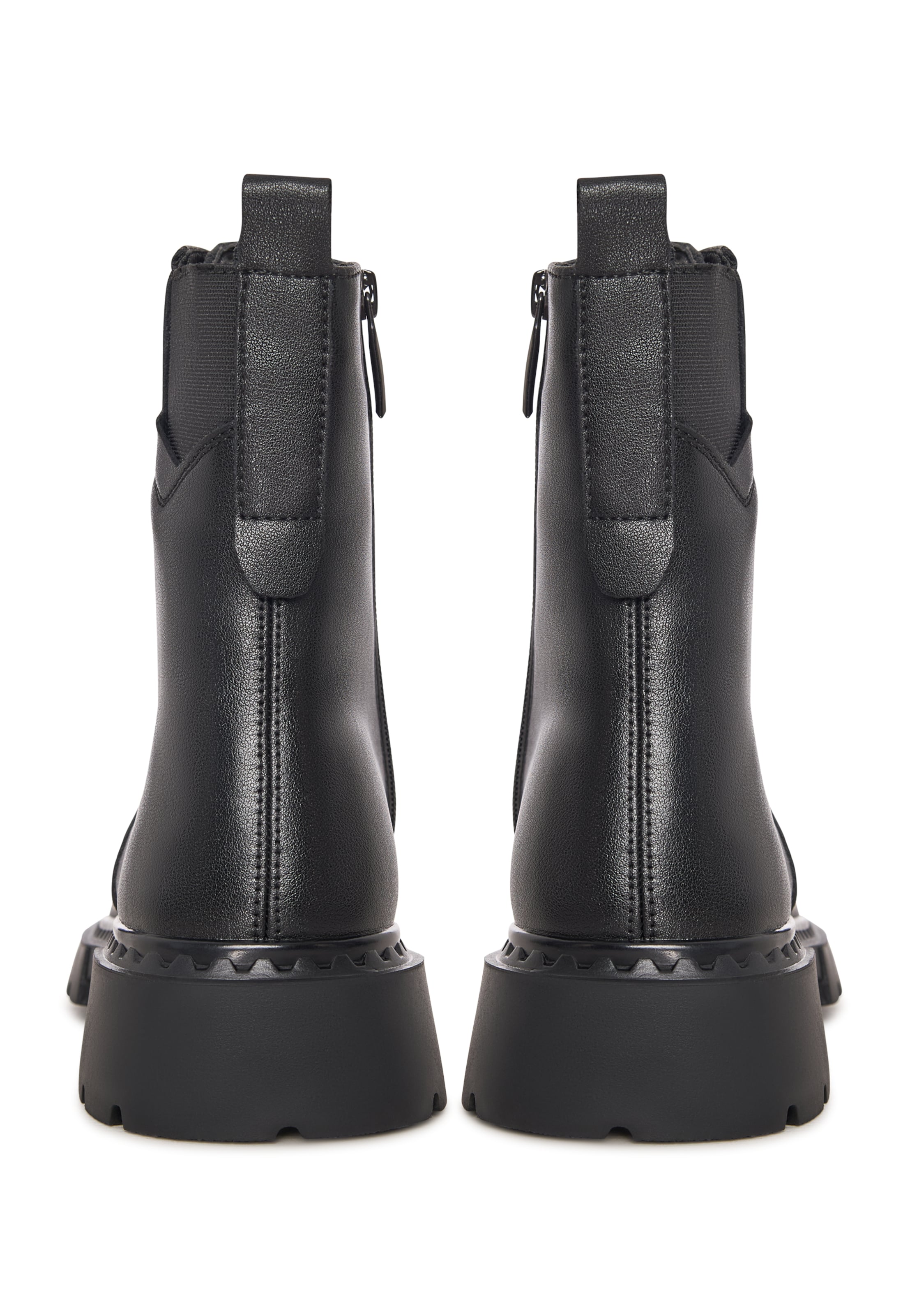 CESARE GASPARI Lace-up bootie in Black