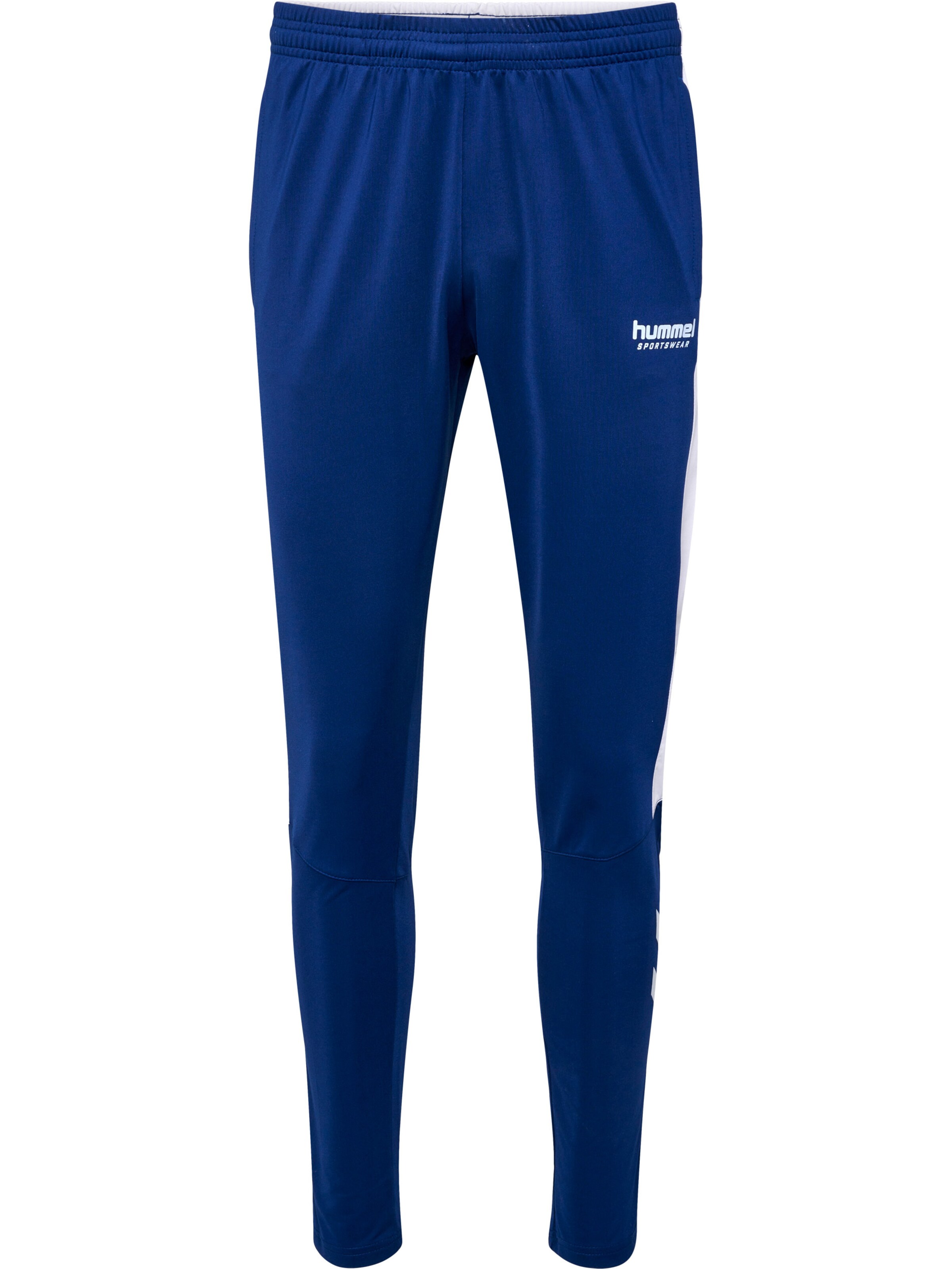 Slimfit Pantaloni sport 'Agility' de la Hummel pe albastru: față