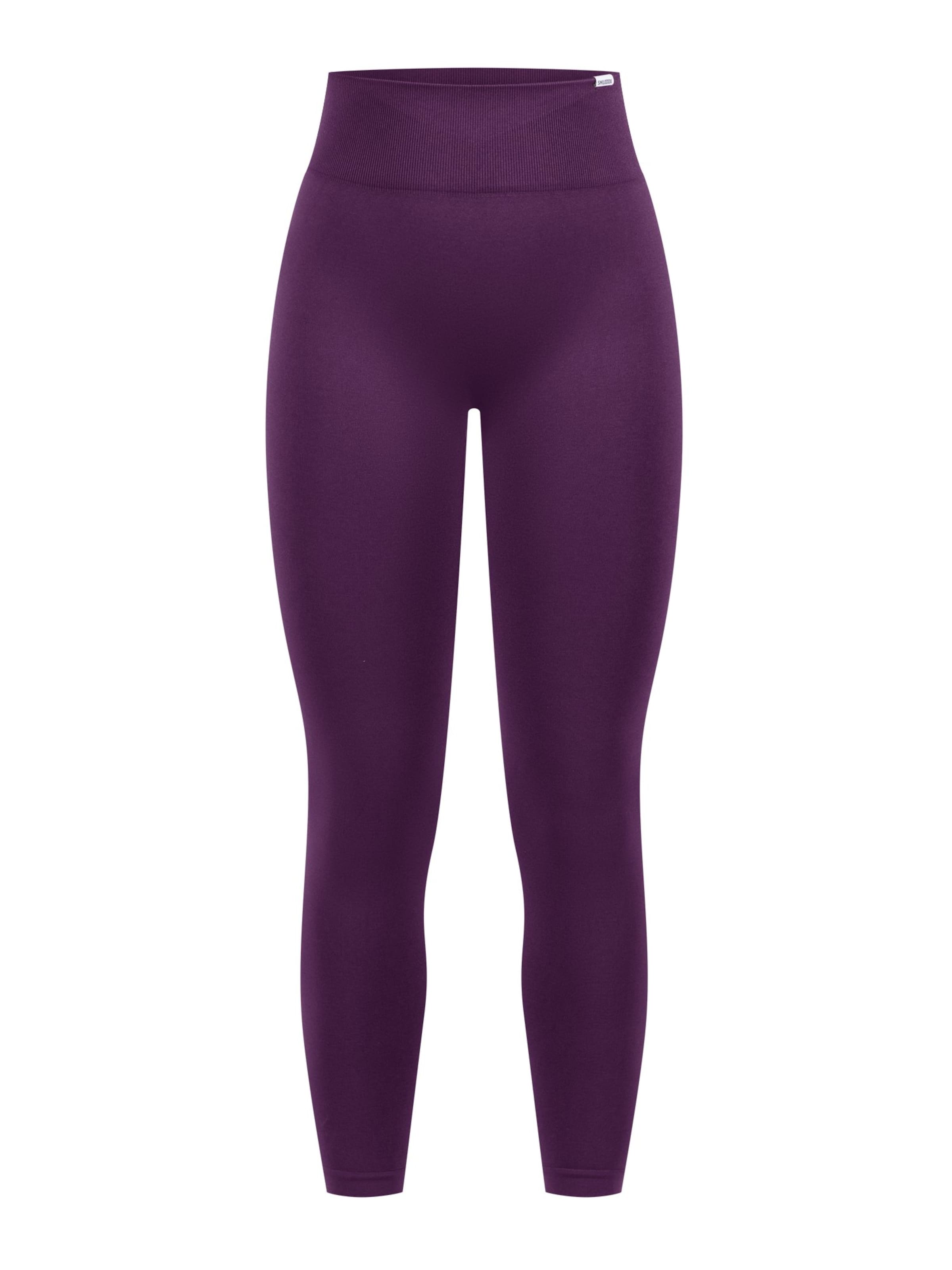 Smilodox Skinny Leggings in Purple: front