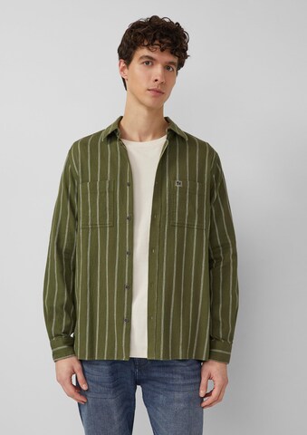 s.Oliver Regular Fit Hemd in Grün: Vorderseite