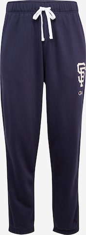 Champion Authentic Athletic Apparel Tapered Byxa 'Elastic' i blå: framsida