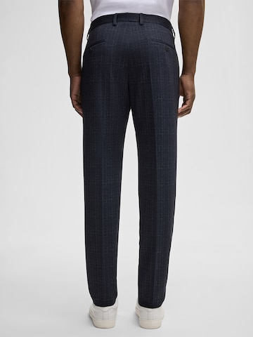 Coupe slim Pantalon à plis 'Kynd' STRELLSON en bleu