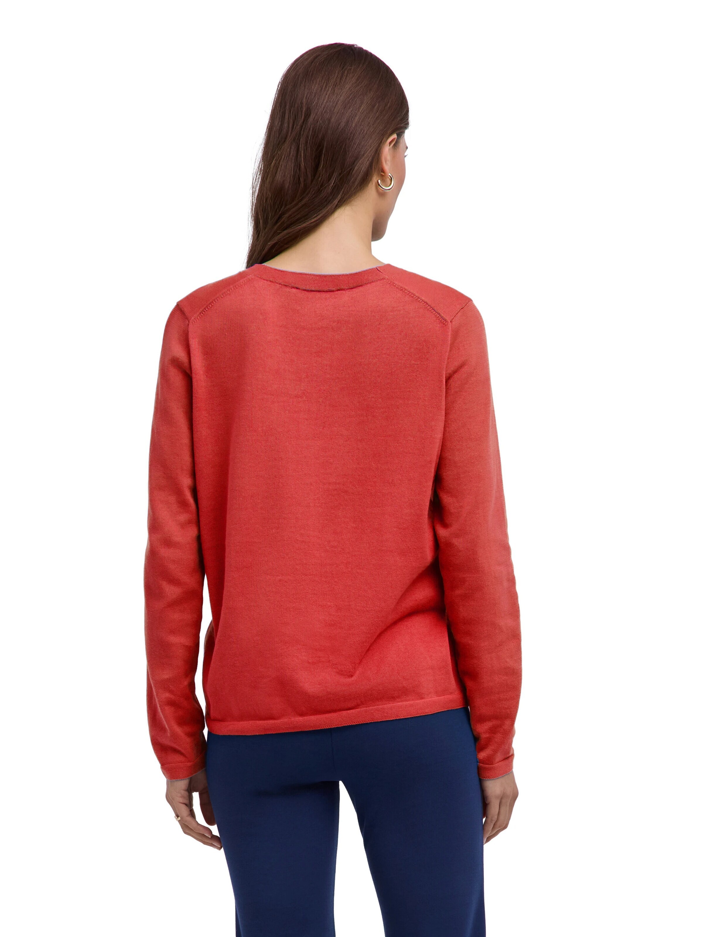 FALKE Pullover 'Cotton Knit'‌‌‌‌‌‌‌‌‌ in Rot