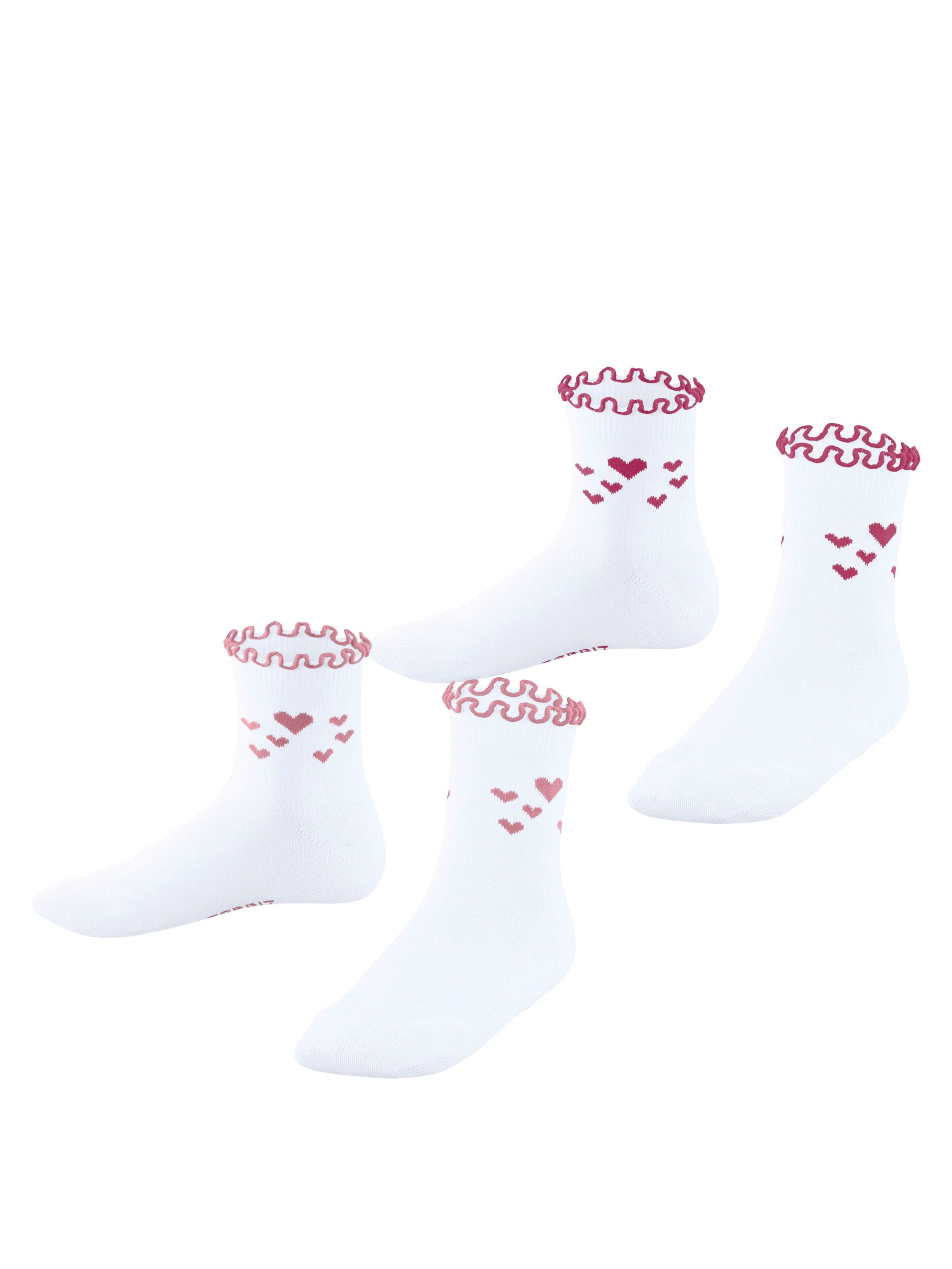 ESPRIT Socken 'Lovely Heart 2-Pack'‌‌‌‌‌‌‌‌‌‌ in Mischfarben: Vorderseite