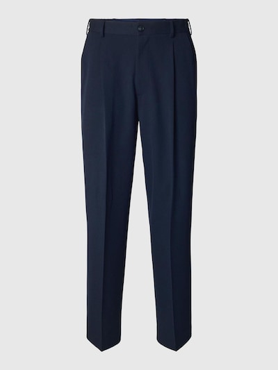 SELECTED Pantalon à plis 'SLH220-FINN' en 44 en bleu marine, Vue avec produit