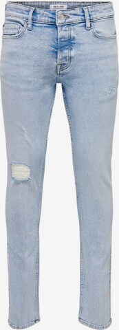 Only & Sons Slimfit Jeans 'Loom' in Blauw: voorkant