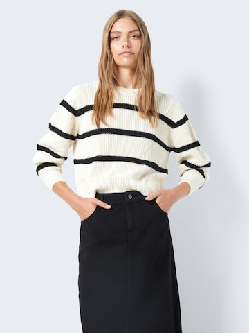 Pullover 'NMMaysa' di Noisy may in bianco: frontale