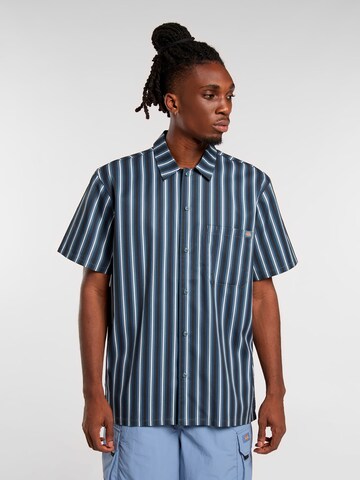Regular fit Camicia ' WORK SHIRT' di DICKIES in blu: frontale