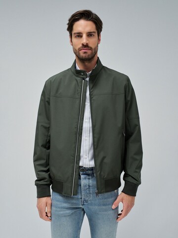 Salsa Jeans Tussenjas in Groen: voorkant