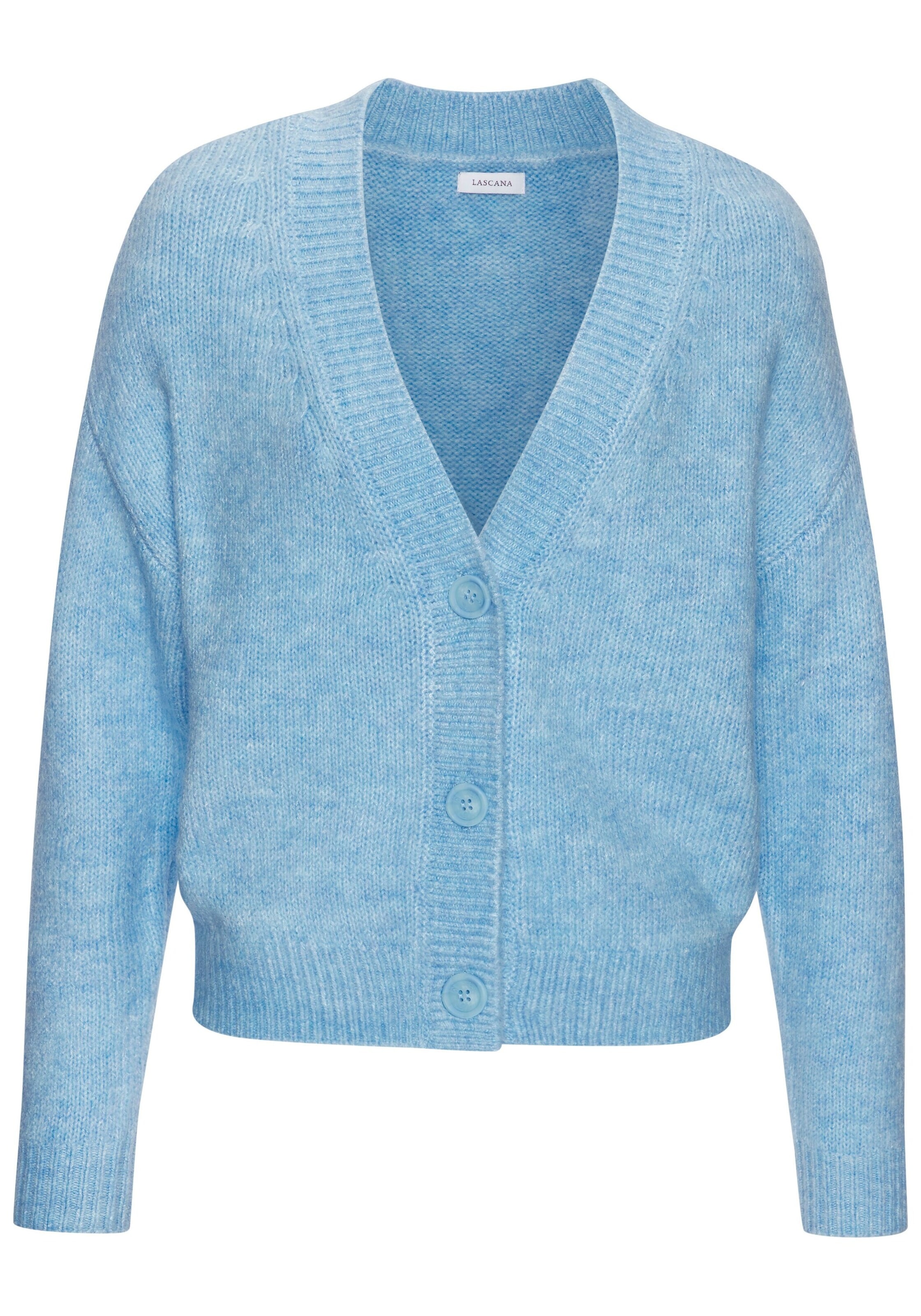 LASCANA Kampsun, värv sinine: eest vaates