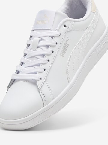 PUMA - Sapatilhas baixas 'Smash 3.0' em branco