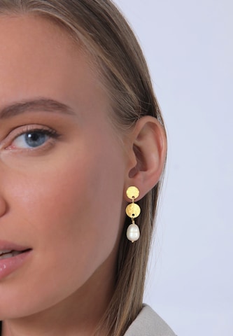 ELLI PREMIUM Earrings in Gold: front